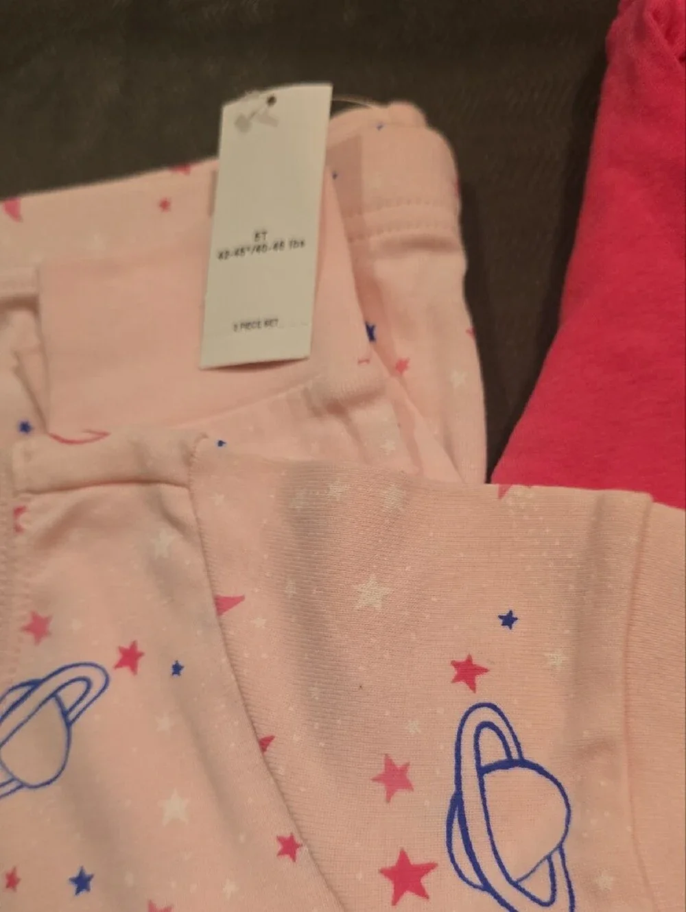 Old Navy Kids Pajama Set - Pink, Yellow, Gray